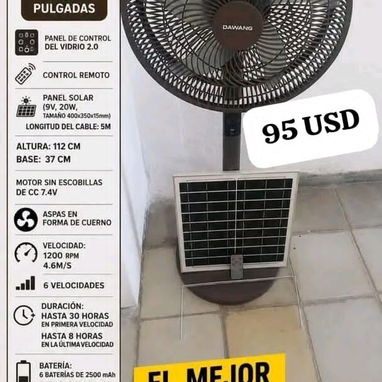 Ventiladores recargables Guantanamo - 2/3