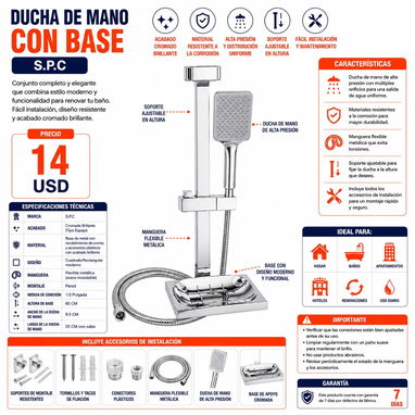 Duchas disponible envío x 1 o 2 usd depende donde viva - 4/5