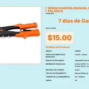 Remachadora de Palanca de Alta Eficiencia: Finder 25 cm Largo Calidad Real VPT#-0429 - Img 55669001