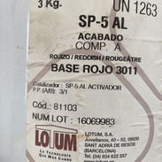 Se vende dos galones de pintura roja anticorrosiva con su activador en 20.00 usd cada uno. De uso industrial. . - Img 58168566