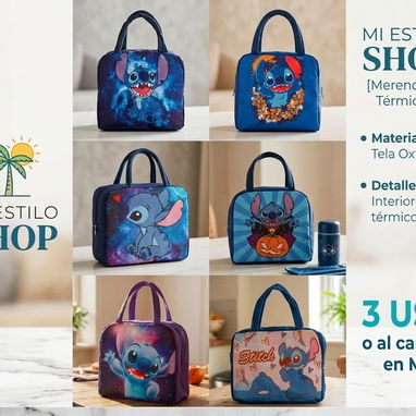 Mochilas y merenderos térmicos para todas las edades serv de mensajeria costo adicional - Img 124279119