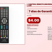 CONTROL REMOTO UNIVERSAL PARA TV LED / LCD . - Img 56998720