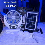 Ventilador recargable con panel solar - Img 57124991