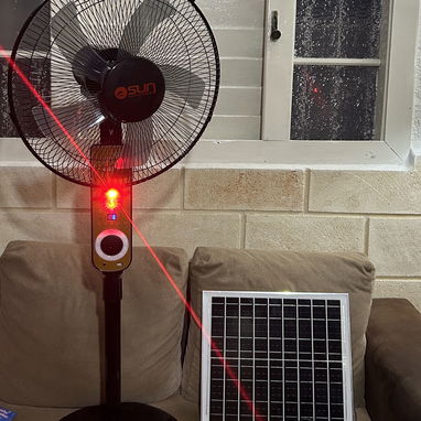 Ventilador Solar de Pie de 16″ (6 Velocidades y Extras) - Img 121954738