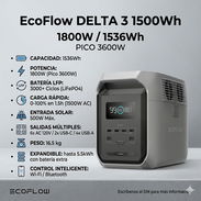 🔥 ¡NUEVA ECOFLOW DELTA 3 1500Wh DISPONIBLE! 🔥 - Img 55600653