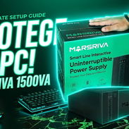 Usp MARSRIVA 1500va 900w Proteja sus datos y dispositivos  Potencia de salida: 1500 VA / 900 W  • La regulación automáti - Img 57008818