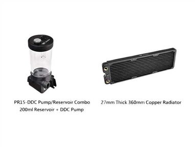 0km✅ Kit Líquido Thermaltake Pacific C360 Ddc 📦 360mm, RGB ☎️56092006 - Img 61010389