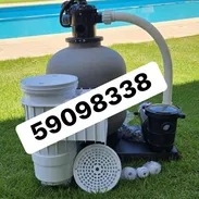 Kits de piscina, bomba, filtro, skimmer, toma de fondo, inyectores y arena sílice . - Img 53349831