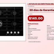 ESTUFA DE GAS EMPOTRADA MILEXUS . - Img 57102123