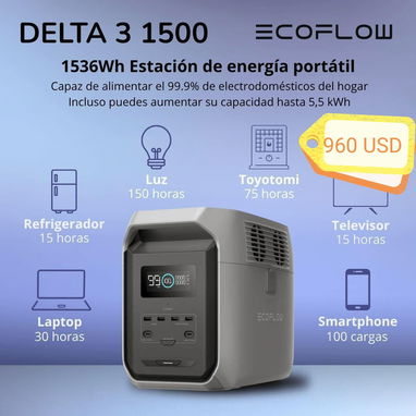Se venden Ecoflow, panel solar y otros, somos de la Habana. Contactar al WhatsApp 51170866. - Img 128159097