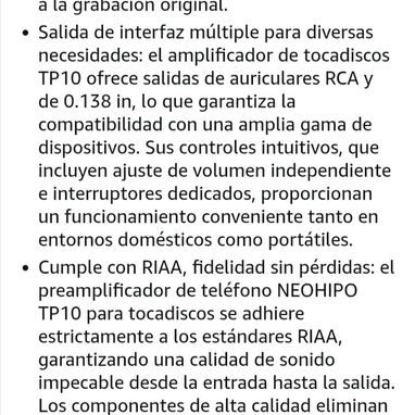 Pre amplificador de phono - Img 111800960