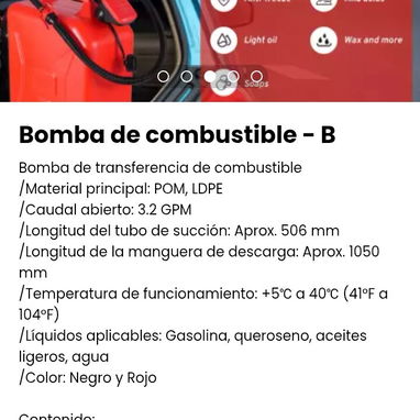 Bomba de combustible - B. Bomba de transferencia de combustible. Nueva - Img 106512484