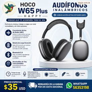 Audífonos Bluetooth W65 Plus Happy - HOCO - Img 57601940