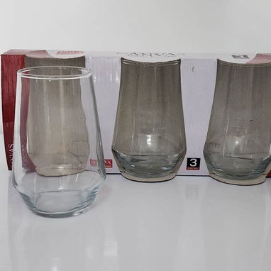 🏠 Juegos de 6 Vasos de Vidrio - 2/8