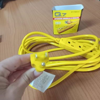 🚧 REGLETA ELECTRICA Q7 6 SALIDAS 110/120 V - 85 CM / EXTENSION ELÉCTRICA 15FT. CON MULTI TOMA-Q7 🚧 - Img 114271619