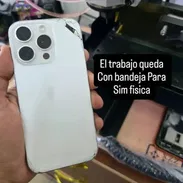 IPhone 16 Pro de 256 GB (Libre de Fabrica, 94% Batería) Antiguamente teléfono ESIM tiene hecho la adaptación + ranura - Img 55742987