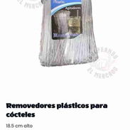 Vendo removedores plásticos para cocteles. 100 unidades. - Img 56945936