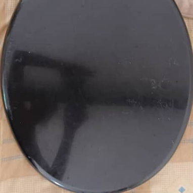 Tapa de inodoro negra - 2/3