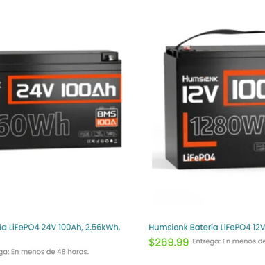 Generadores de energía / paneles solares / baterías LiFePO4 y WattCycle / Aceite 2 tiempos / inversor solar - 4/9