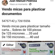Vendo micas de plasticado - Img 54947612