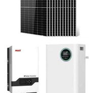 ☀️Kit de 6kw  -6 Panles solares bifaciales 600 Wats ( las bases que son utilizadas incluidas en las instalaciones - Img 57916844