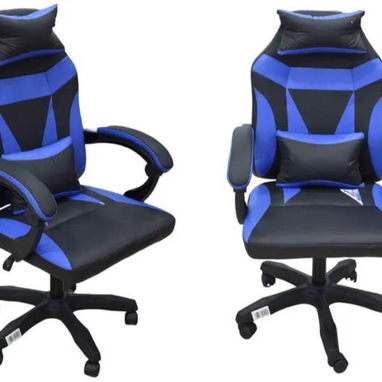 Sillas Gamer azul ergonómicas ideales para trabajar en la computadora nuevas ! - Img 118193821
