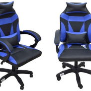 Sillas Gamer azul ergonómicas ideales para trabajar en la computadora nuevas ! - Img 50350508