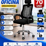 Silla profesional de oficina con ruedas. - Img 56836228