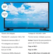 Televisor Sankey de 32 pulgadas. Pago en cualquier variante!!! - Img 48963870