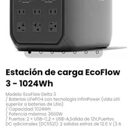 Estación de carga EcoFlow 3 - 1024Wh. Modelo: EcoFlow Delta 3 - Img 56754397