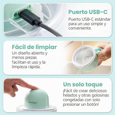 Máquina para Hacer Helados y Yogur Helado Casero - Práctica y Rápida - 5/6