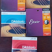 Cuerdas de acero y de nylon para guitarras acústicas y clásicas ..buen precio!!! - Img 56528358