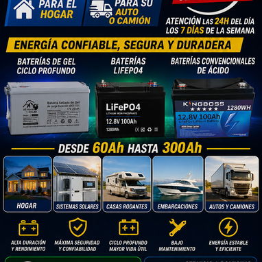 Combos energéticos para el hogar y todo tipos de baterías - 2/5