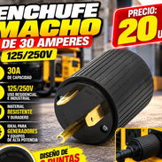 Cable Adaptador ENCHUFE MACHO DE 30A – 125/250V - Img 58133270