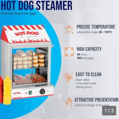 Expositor de hot dog caliente comunícate con Pedro - Img 125185436