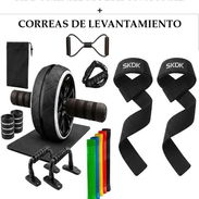 KIT DE ENTRENAMIENTO PRO, KIT DE ENTRENAMIENTO ABDOMINAL MULTIFUNCIONAL + CORREAS DE LEVANTAMIENTO, ENTREGA DE FACTURA - Img 55931390