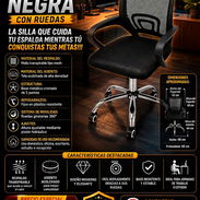 🪑SILLA 🪑 DE OFICINA CON PUEDAS - IDEAL PARA OFICINAS. MENSAJERÍA CON FACTURA Y GRANATÍA. 📲 54833699 - Img 55734144