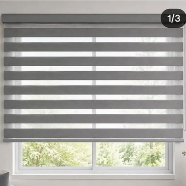 Persianas enrollables Zebra 180cm x 200cm control de la luz sin esfuerzo con nuestro diseño de tela de doble capa. - 3/3