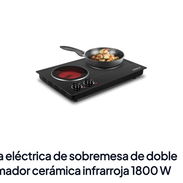 Placa eléctrica de sobremesa 1800W - Img 56910234