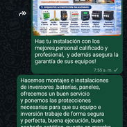 Kit de inversores, baterías, paneles, bases para paneles y montadores e intaladores! - Img 56002594