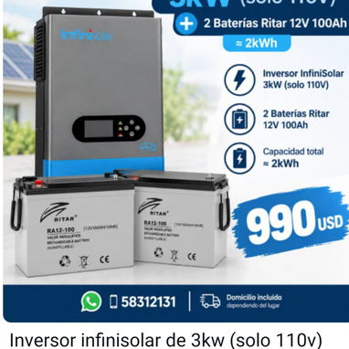 Kit solares para 2K - 4/5