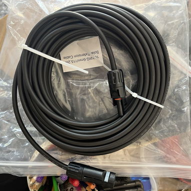Cables Solares de 10 AWG de 15 metros con sus conectores MC4 original - 4/4
