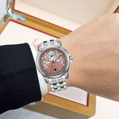 RELOJ CITIZEN ECODRIVE CALENDRIER SALMON (BU0080-52X) DE HOMBRE , 41.8MM EN ACERO INOXIDABLE CON CRISTAL ZAFIRO 58049738 - 3/3