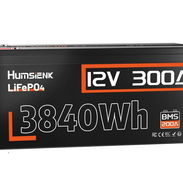 💵690 USD Batería Humsienk LifePO4 de 12V 300A Capacidad de 3840Wh - Img 57461953