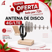 ANTENA 4G DE DISCO - (40usd) ¡La solución definitiva para los problemas de internet! - Img 56539445