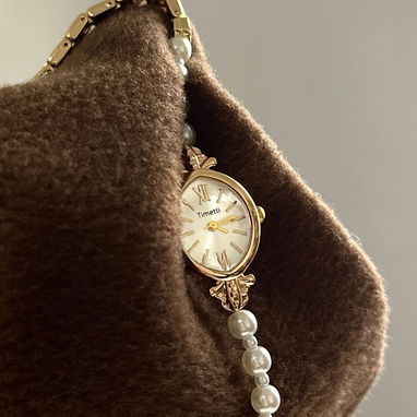 Reloj de perlas naturales vintage - Img 121235799