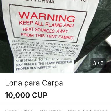 Lona para carpa - 3/3