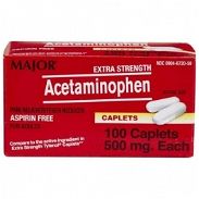 Acetaminophen extra strength 500mg 100 tabletas sin aspirina - Img 45672646