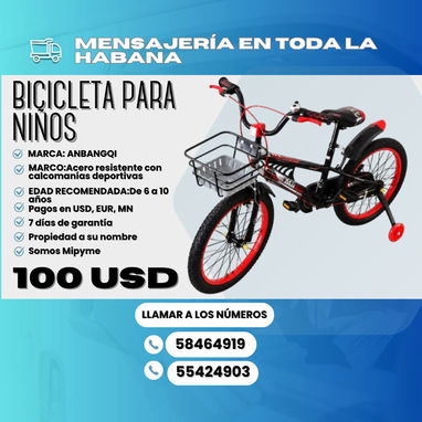 🚲💙🧡 ¡BICICLETAS INFANTILES ANBANGQI – $100 USD! 🧡💙🚲 - Img 127622524