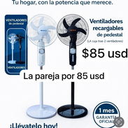 Ventiladores recargables en oferta especial 2 ventiladores por 85 usd - Img 55732157